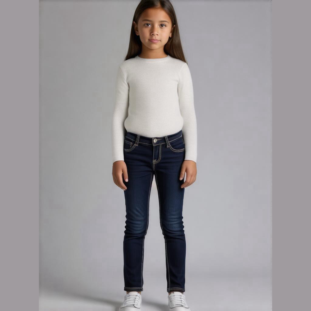 Girls H&M Denim Jeans Size 11-12Y Blue